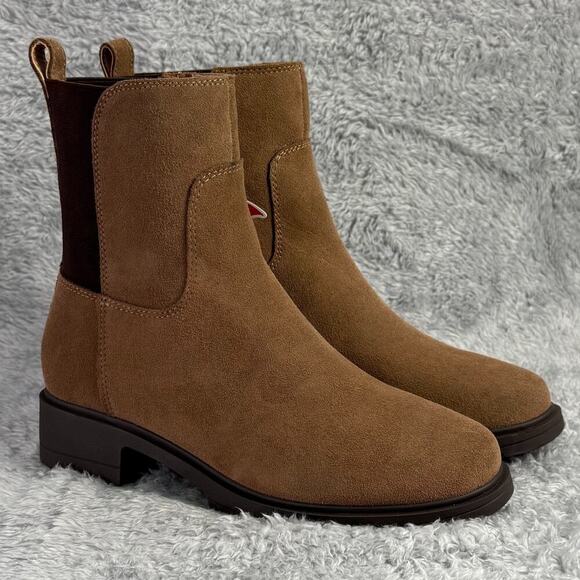 Blondo Coppa Waterproof Ankle Boot Brown Suede Women's Size 8 - Picture 1 of 8